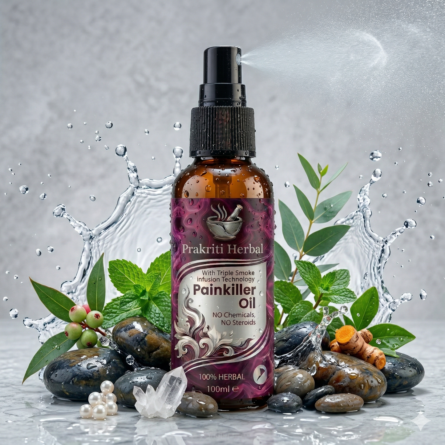Smoke Pain Relief Oil - 100% Working🌿
